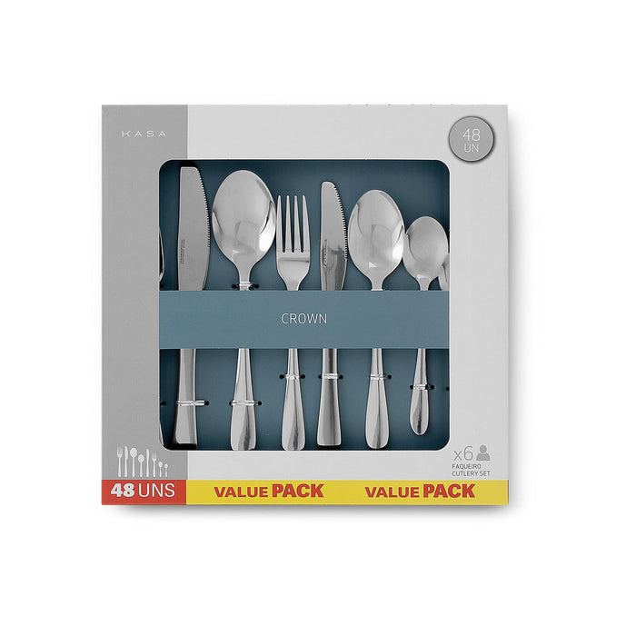 Faqueiro 6 Pessoas Crown-Kasa-Home Story