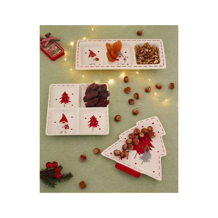 Prato Aperitivos 4 Divisórias-Kasa-Home Story