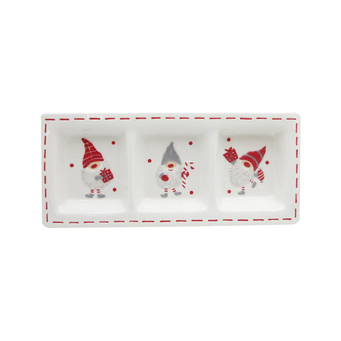 Prato Aperitivos 3 Divisórias-Kasa-Home Story