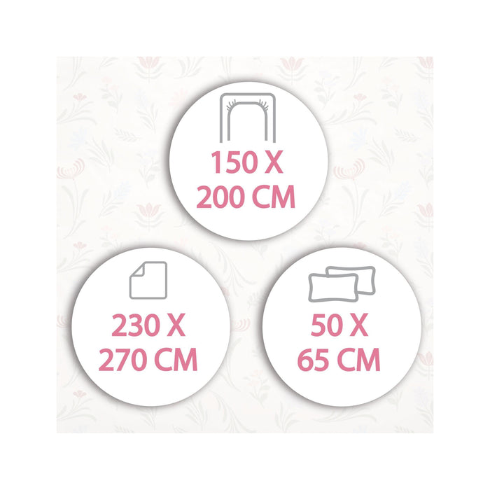 Conjunto Lençóis Coral Flores Plantópia-Kasa-Home Story