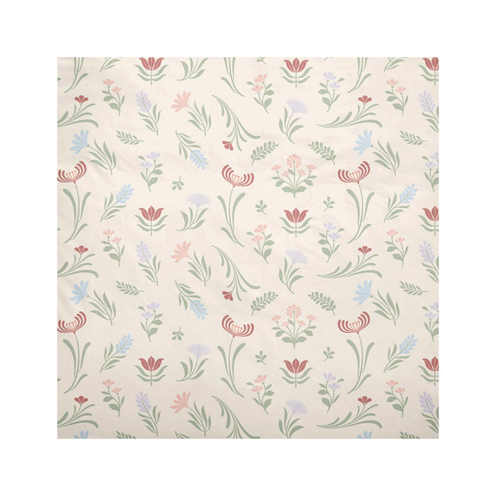 Conjunto Lençóis Coral Flores Plantópia-Kasa-Home Story