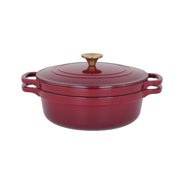 Caçarola Baixa e Frigideira Ferro Fundido-Kasa-Home Story