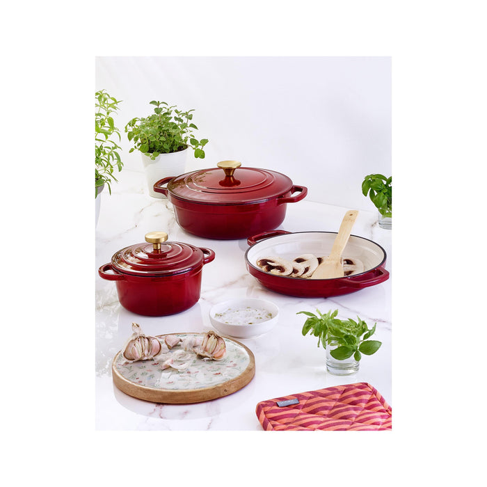 Caçarola Baixa e Frigideira Ferro Fundido-Kasa-Home Story