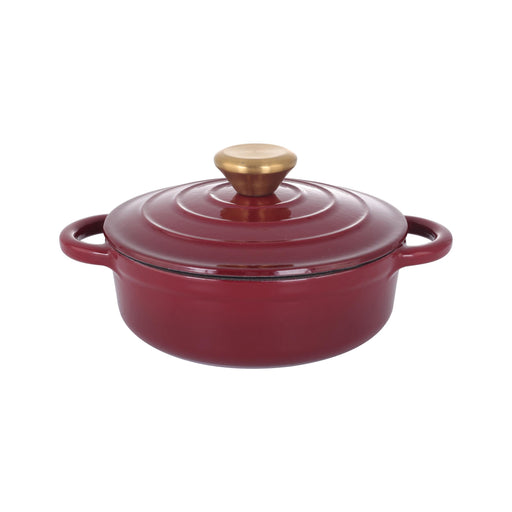 Mini Caçarola Baixa Ferro Fundido 18cm Golden-Kasa-Home Story