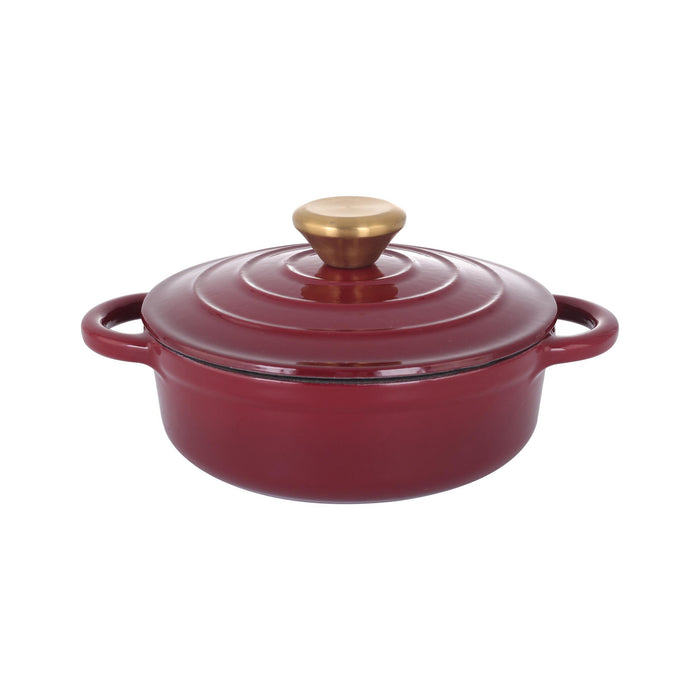 Mini Caçarola Baixa Ferro Fundido 18cm Golden-Kasa-Home Story