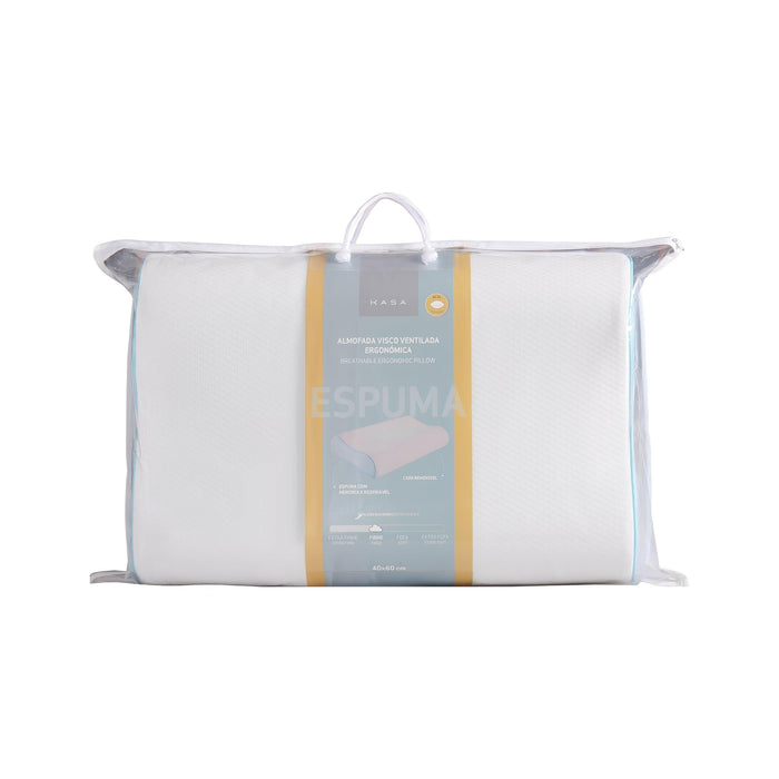 Almofada Anatómica Visco Perfurada 40x60cm-Kasa-Home Story