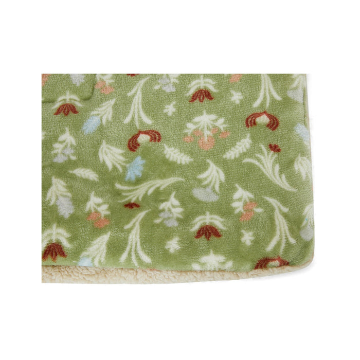 Edredão Coral Borreguito Verde Plantópia-Kasa-Home Story