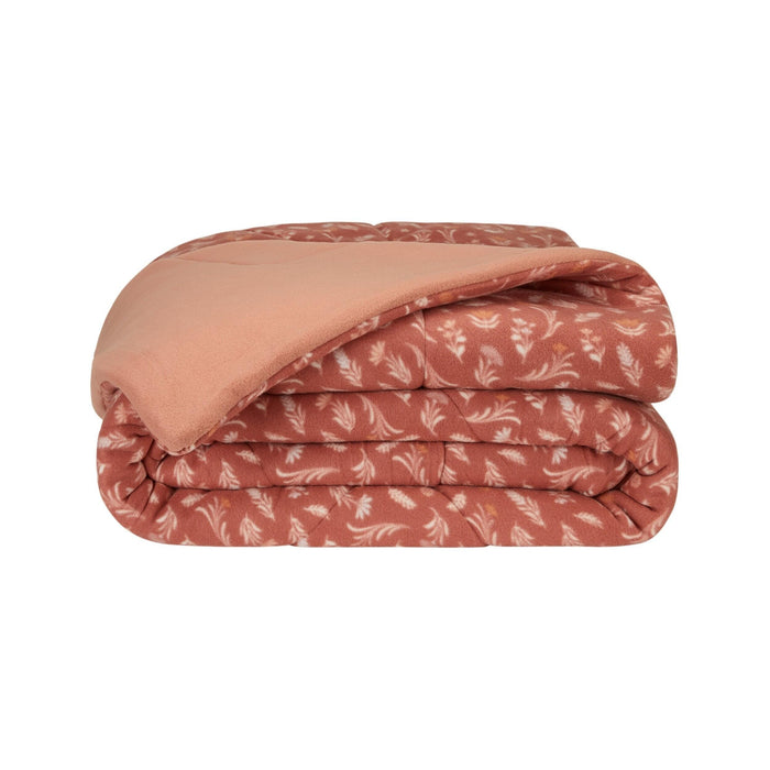 Edredão Polar Rosa Plantópia-Kasa-Home Story