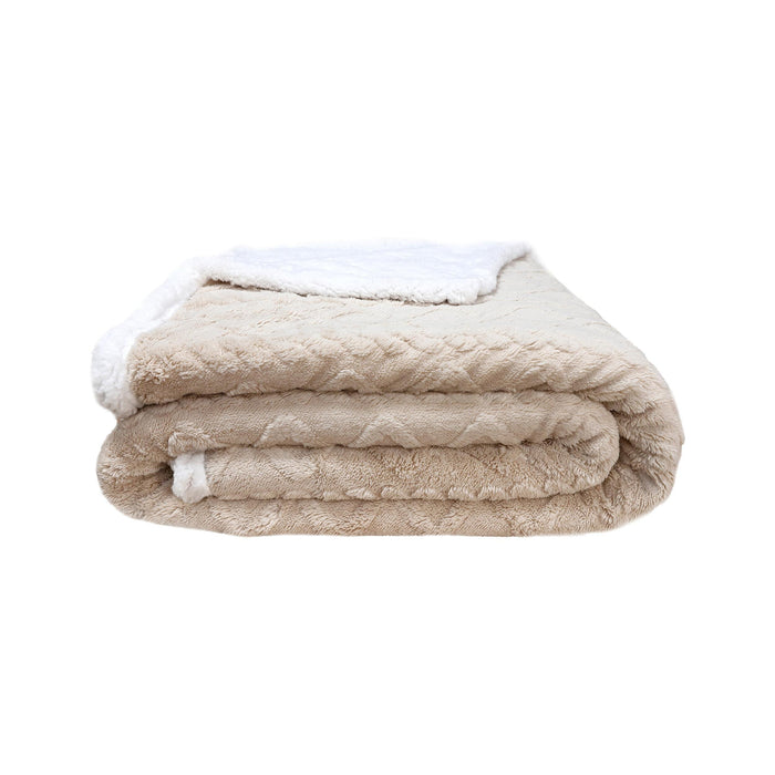 Edredão Jacquard Sherpa 240x220cm-Kasa-Home Story