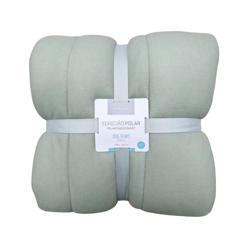 Edredão Polar Liso Verde-Kasa-Home Story