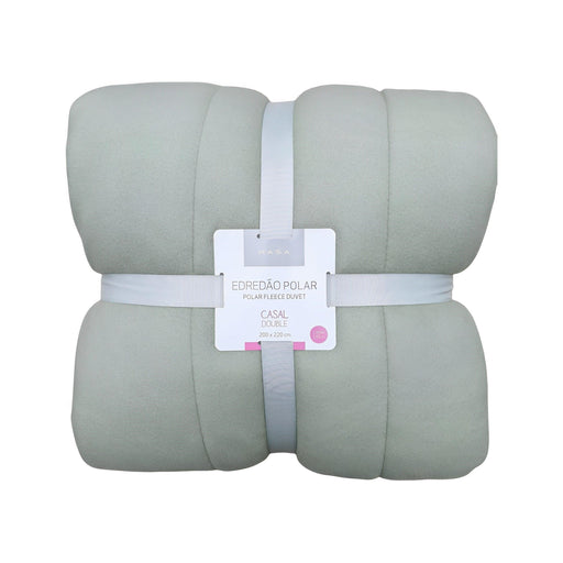 Edredão Polar Liso Verde-Kasa-Home Story