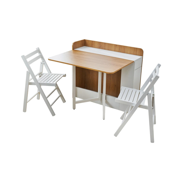 Mesa Convertível com 2 Cadeiras-Kasa-Home Story