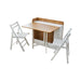 Mesa Convertível com 2 Cadeiras-Kasa-Home Story