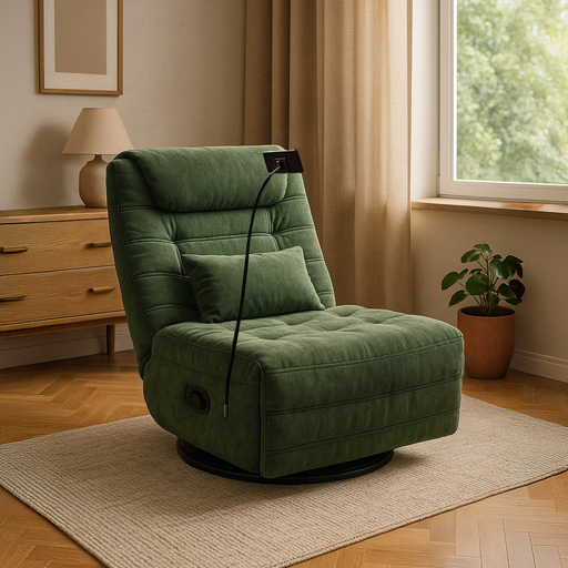 Sofá Reclinável Verde Togo-Kasa-Home Story