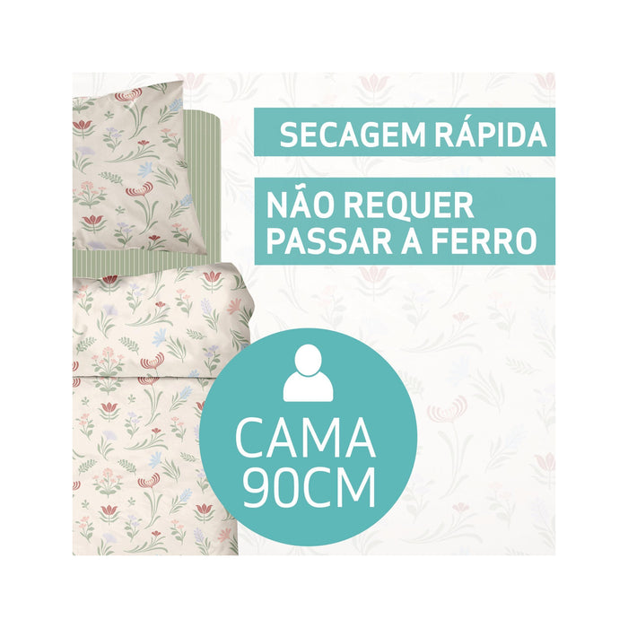 Conjunto Lençóis Microfibra Plantópia-Kasa-Home Story