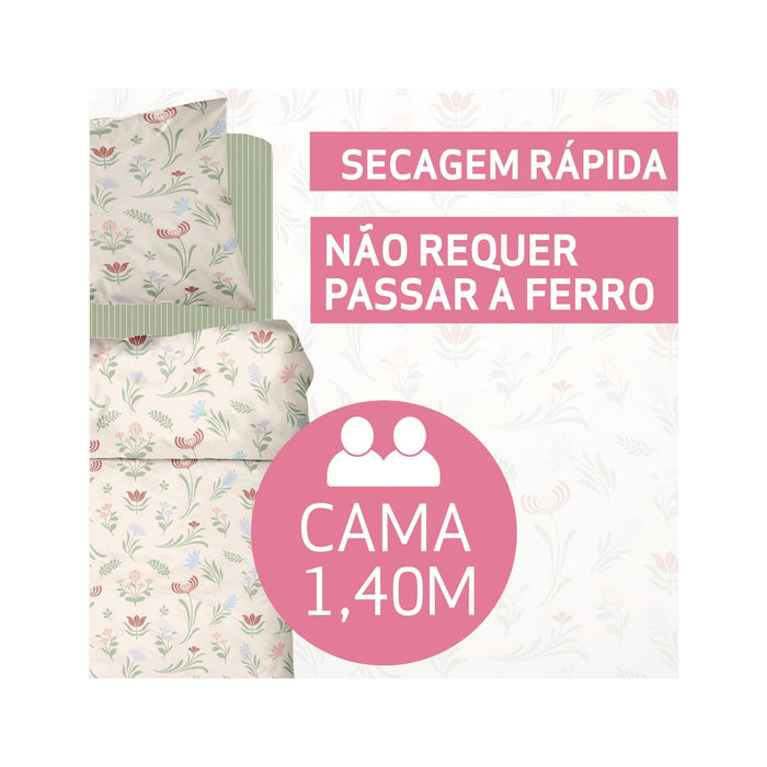 Conjunto Lençóis Microfibra Plantópia-Kasa-Home Story