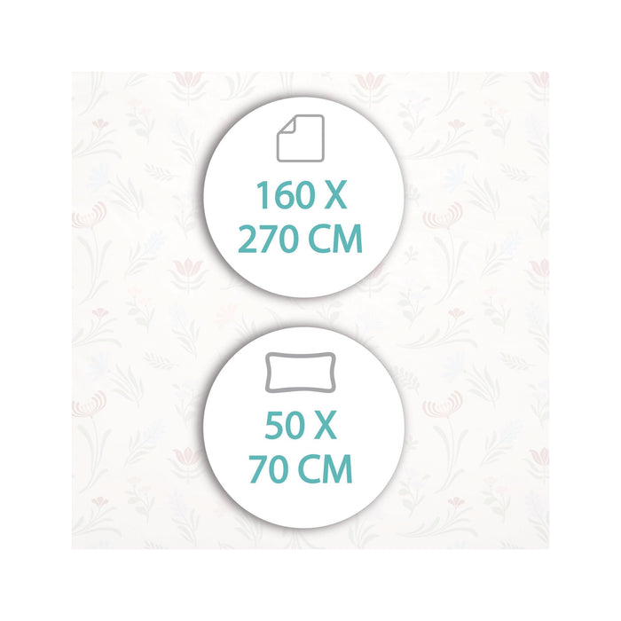 Conjunto Capa Edredão Microfibra Plantópia-Kasa-Home Story