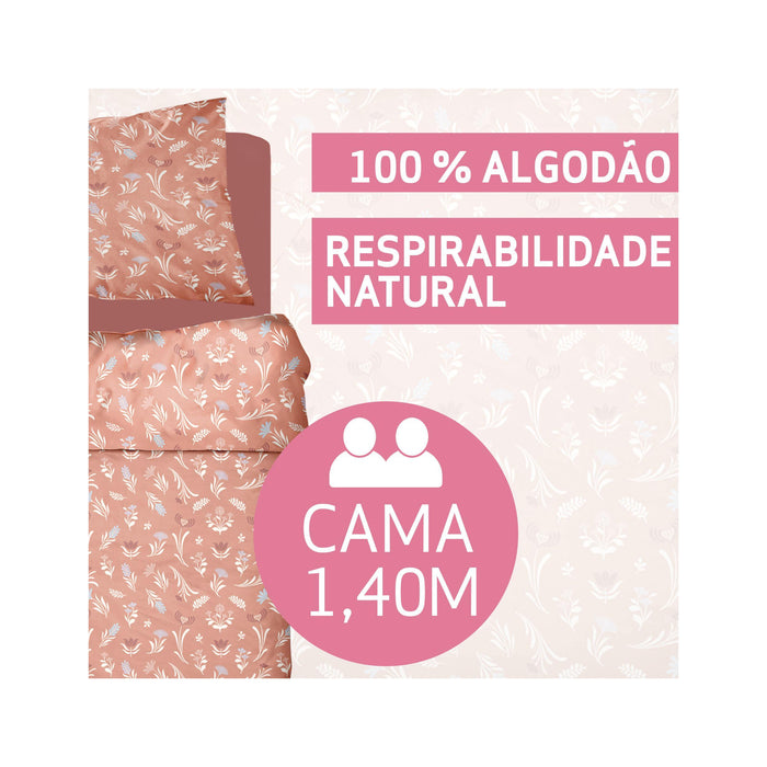 Conjunto Lençóis Algodão Plantópia-Kasa-Home Story