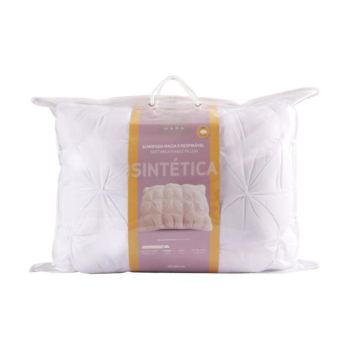 Almofada Macia e Respirável 60x45cm Sintética