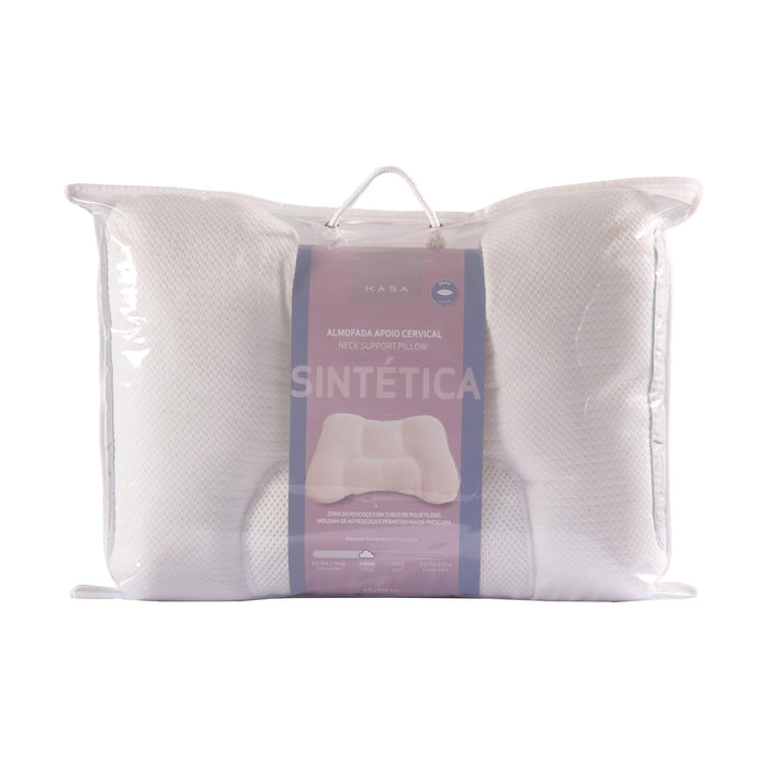 Almofada Apoio Cervical 60x45cm Sintética-Kasa-Home Story