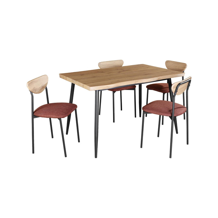 Conjunto Mesa e 4 Cadeiras Barbera