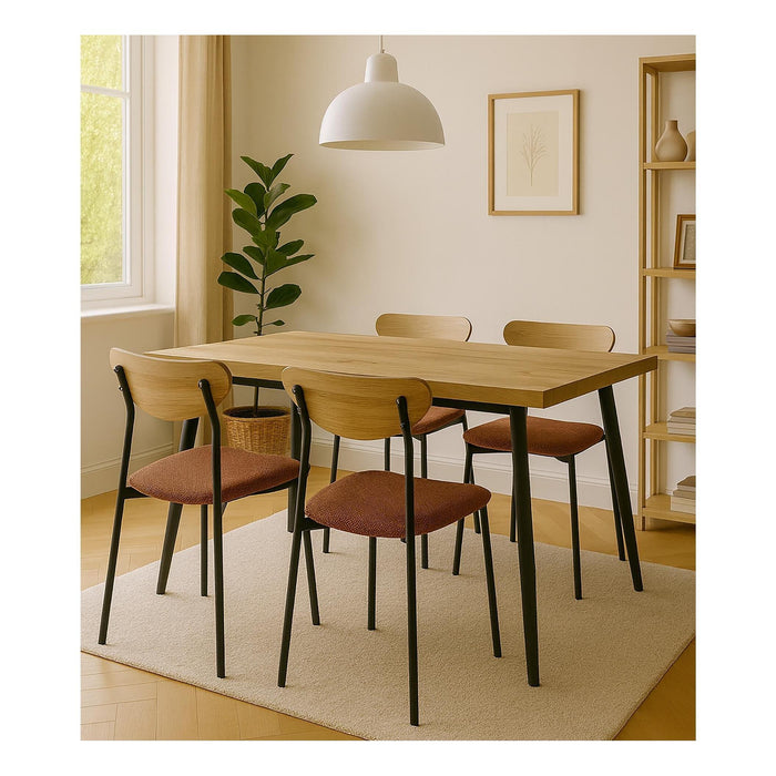 Conjunto Mesa e 4 Cadeiras Barbera