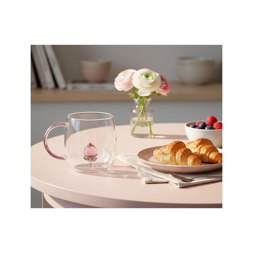Caneca Vidro com Morango-Kasa-Home Story