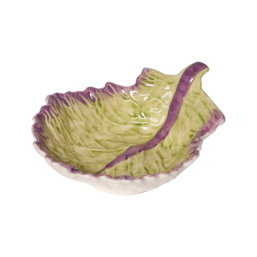Prato Folha Verde e Lilás-Kasa-Home Story