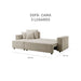 Sofá Cama 3 Lugares Chaise Scott-Kasa-Home Story