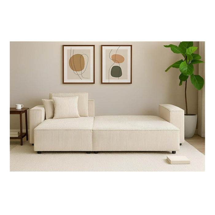 Sofá Cama 3 Lugares Chaise Scott-Kasa-Home Story