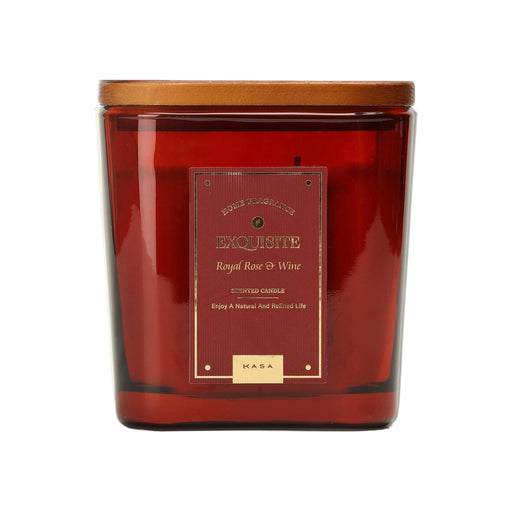 Vela Copo Tampa Madeira Bordeaux-Kasa-Home Story