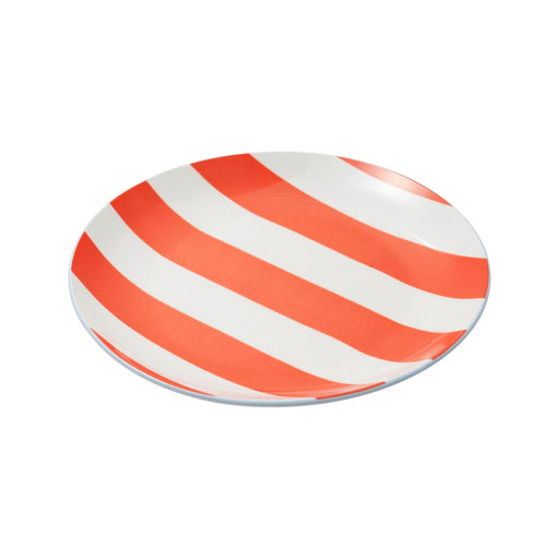 Prato 20,5cm Riscas Laranja-Kasa-Home Story