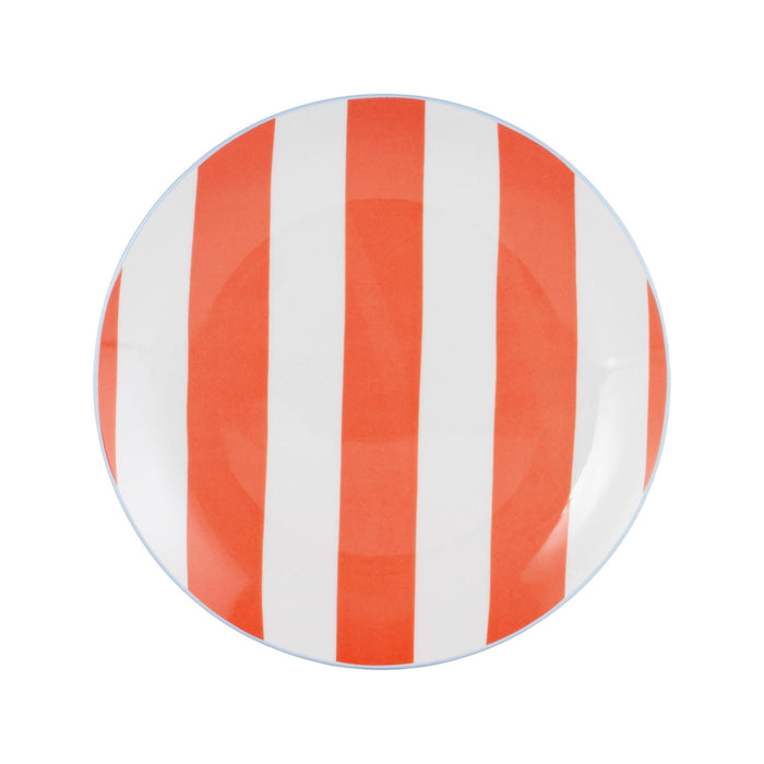 Prato 20,5cm Riscas Laranja-Kasa-Home Story