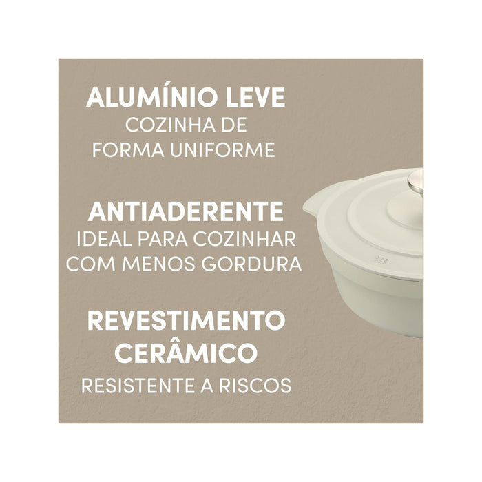 Caçarola Baixa 24cm Alulight-Kasa-Home Story