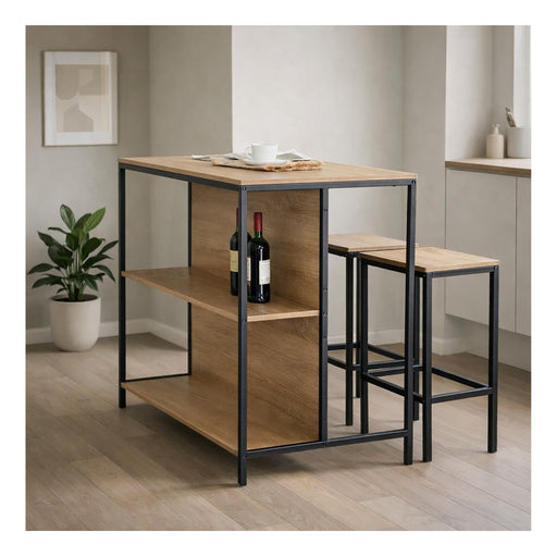 Ilha com 2 Bancos Minimal-Kasa-Home Story