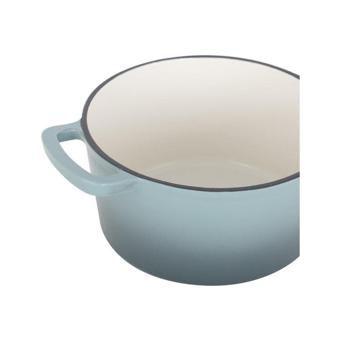 Caçarola com Cabo Ferro Fundido Azul-Kasa-Home Story