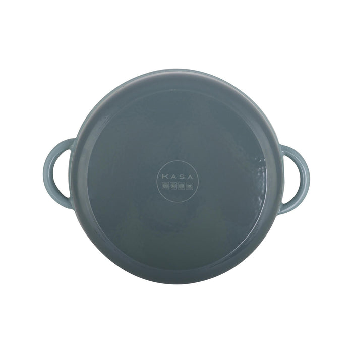 Caçarola Baixa Ferro Fundido 3,3L Azul-Kasa-Home Story