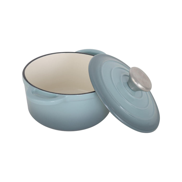 Mini Caçarola Ferro Fundido 16cm Azul-Kasa-Home Story