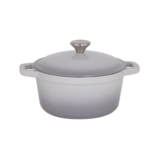 Caçarola Ferro Fundido 2,6L Cinza-Kasa-Home Story