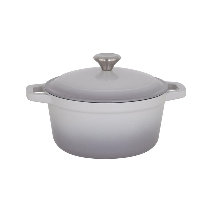 Caçarola Ferro Fundido 2,6L Cinza-Kasa-Home Story