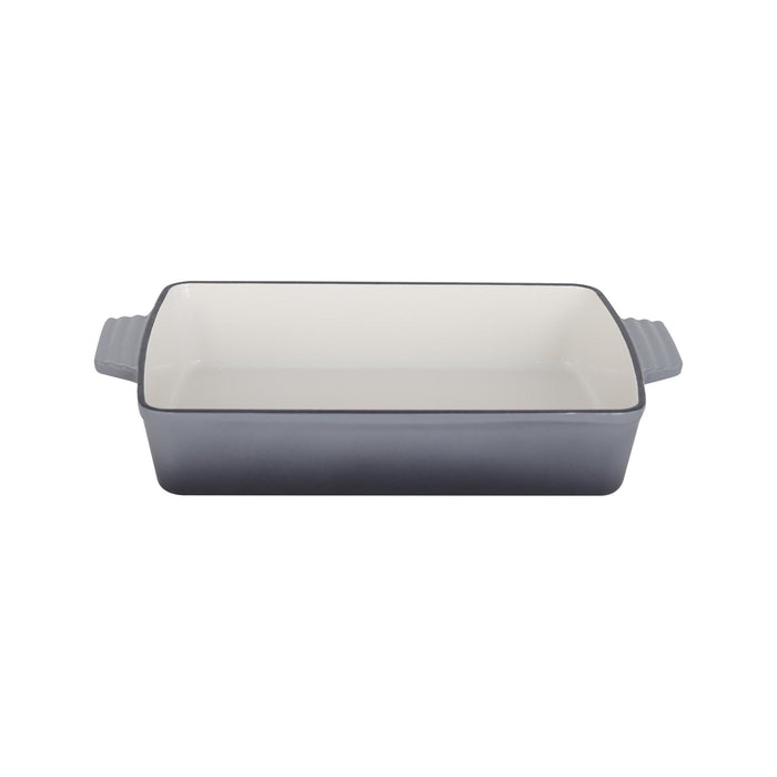 Assadeira Retangular Ferro Fundido 39cm Cinza-Kasa-Home Story