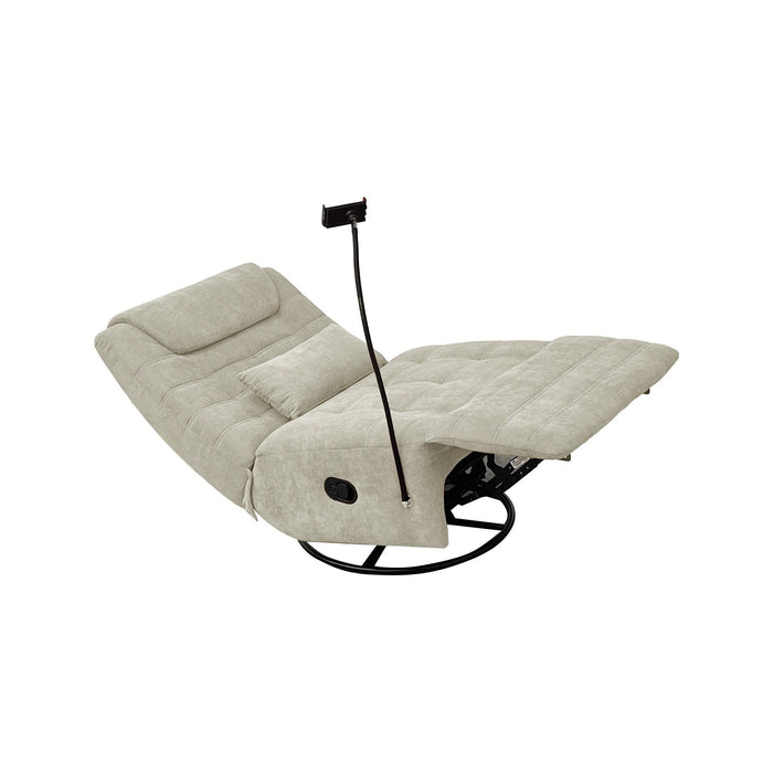 Sofá Reclinável Taupe-Kasa-Home Story