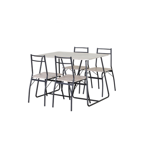 Conjunto Mesa e 4 Cadeiras Light Minimal-Kasa-Home Story
