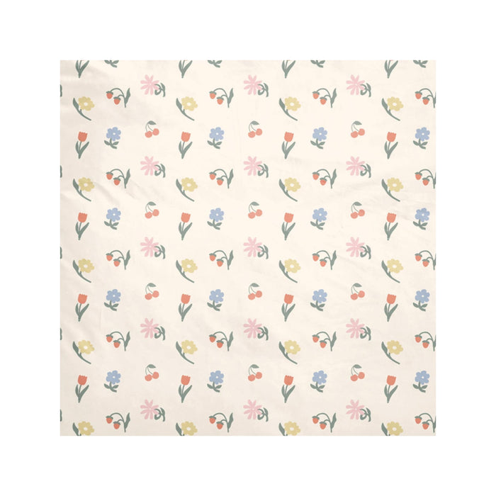 Conjunto Capa Edredão Algodão Flores-Kasa-Home Story