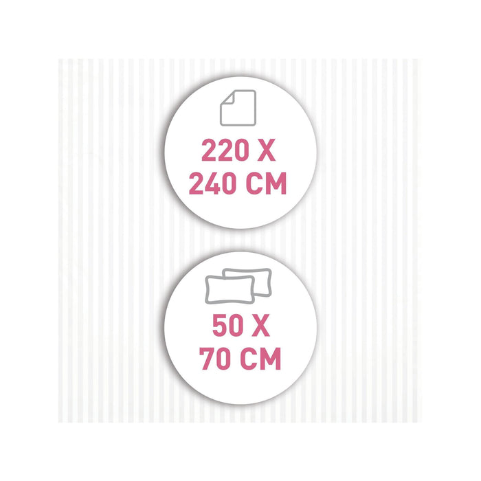 Conjunto Capa Edredão Microfibra Riscas Cinza-Kasa-Home Story