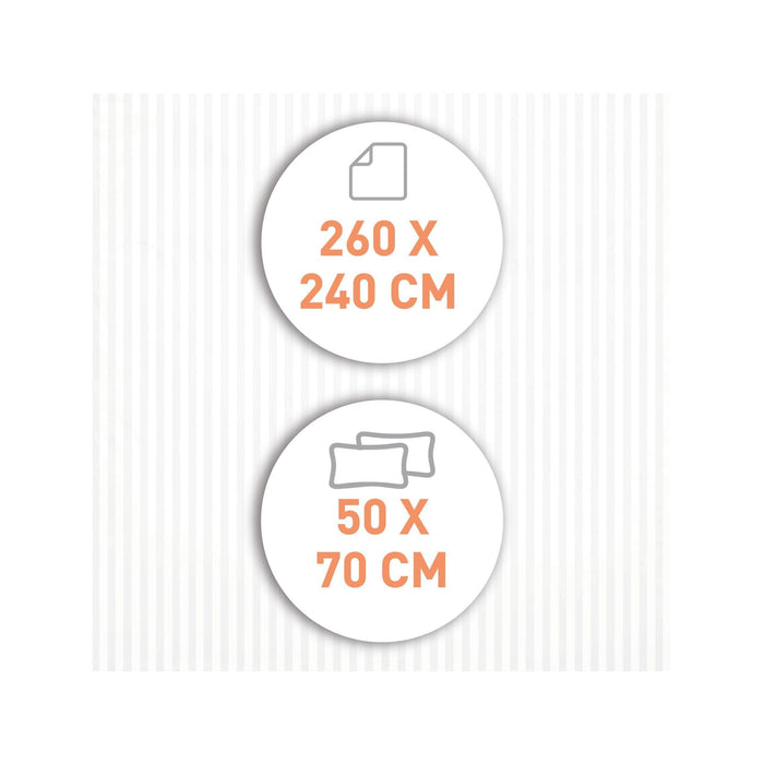 Conjunto Capa Edredão Microfibra Riscas Cinza-Kasa-Home Story