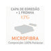 Conjunto Capa Edredão Microfibra Riscas Cinza-Kasa-Home Story