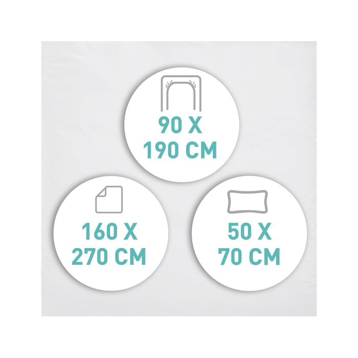 Conjunto Lençóis Microfibra Cinza-Kasa-Home Story