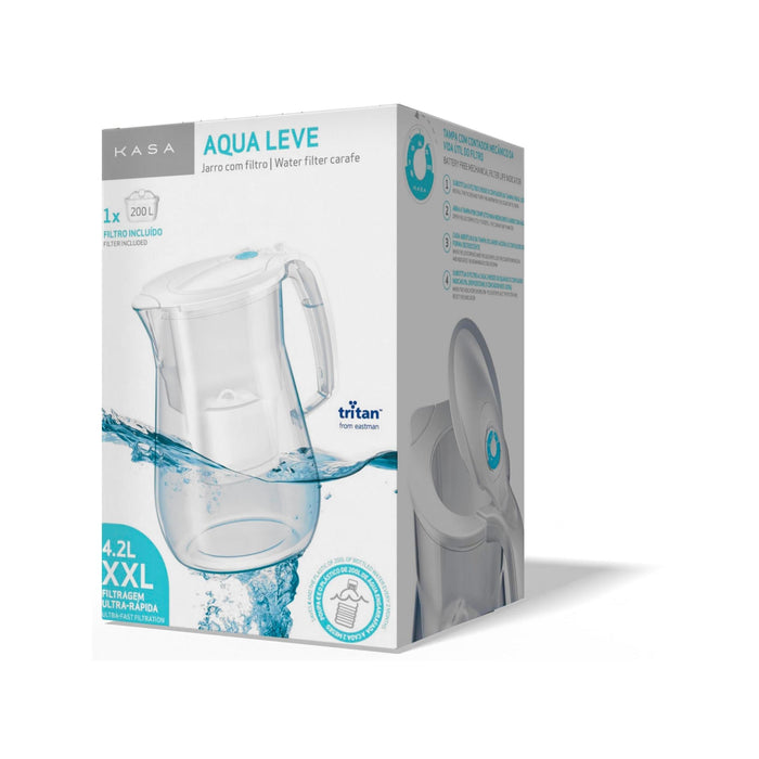 Jarro XL 4,2L com Filtro Aqua Leve-Kasa-Home Story