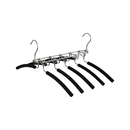 Cabide 5 em 1 com 2 Posições Preto-Kasa-Home Story